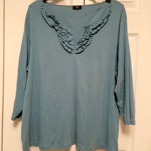 Blue Talbots Top